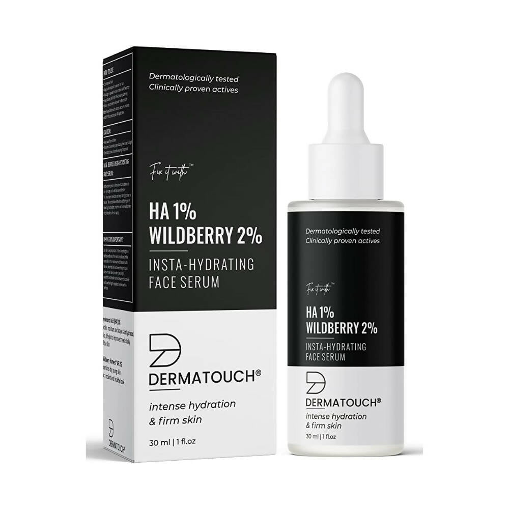 Buy Dermatouch 1% Hyaluronic Acid & 2% Wildberry Insta-Hydrating Face Serum from DrMediCart, Ship from India to USA