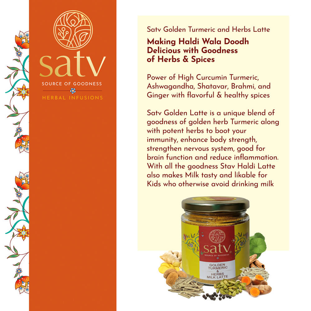 Satv Golden Turmeric & Herbs Milk Latte
