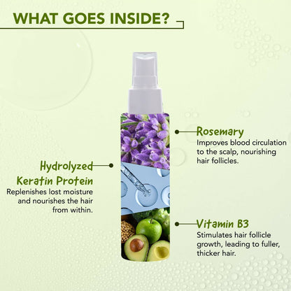 Bella Vita Rosemary Water Spray For Hair Growth
