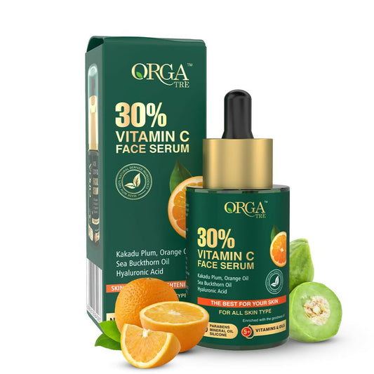 Orgatre 30% Vitamin C Face Serum for Glowing Skin