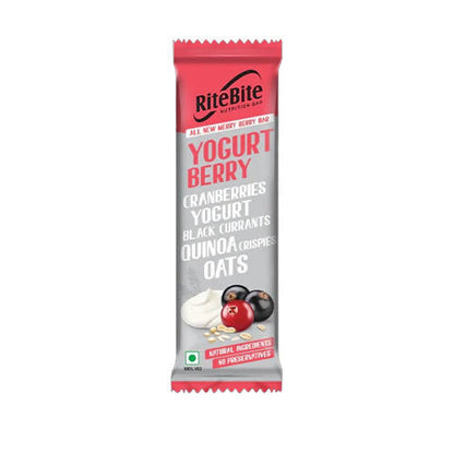Buy RiteBite Max Protein Yogurt Energy Berry Nutrition Bar from DrMediCart