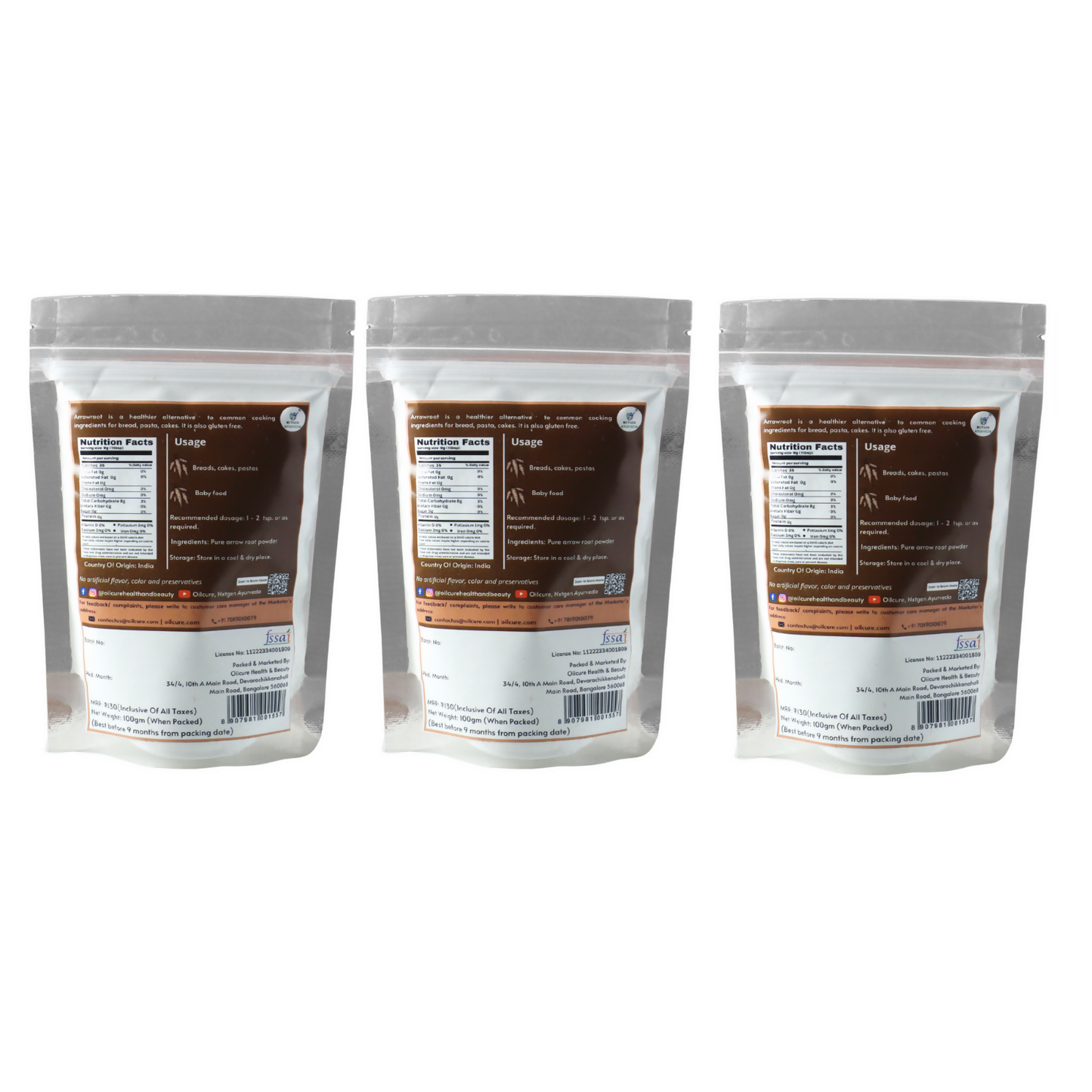 Nxtgen Ayurveda Arrowroot Powder