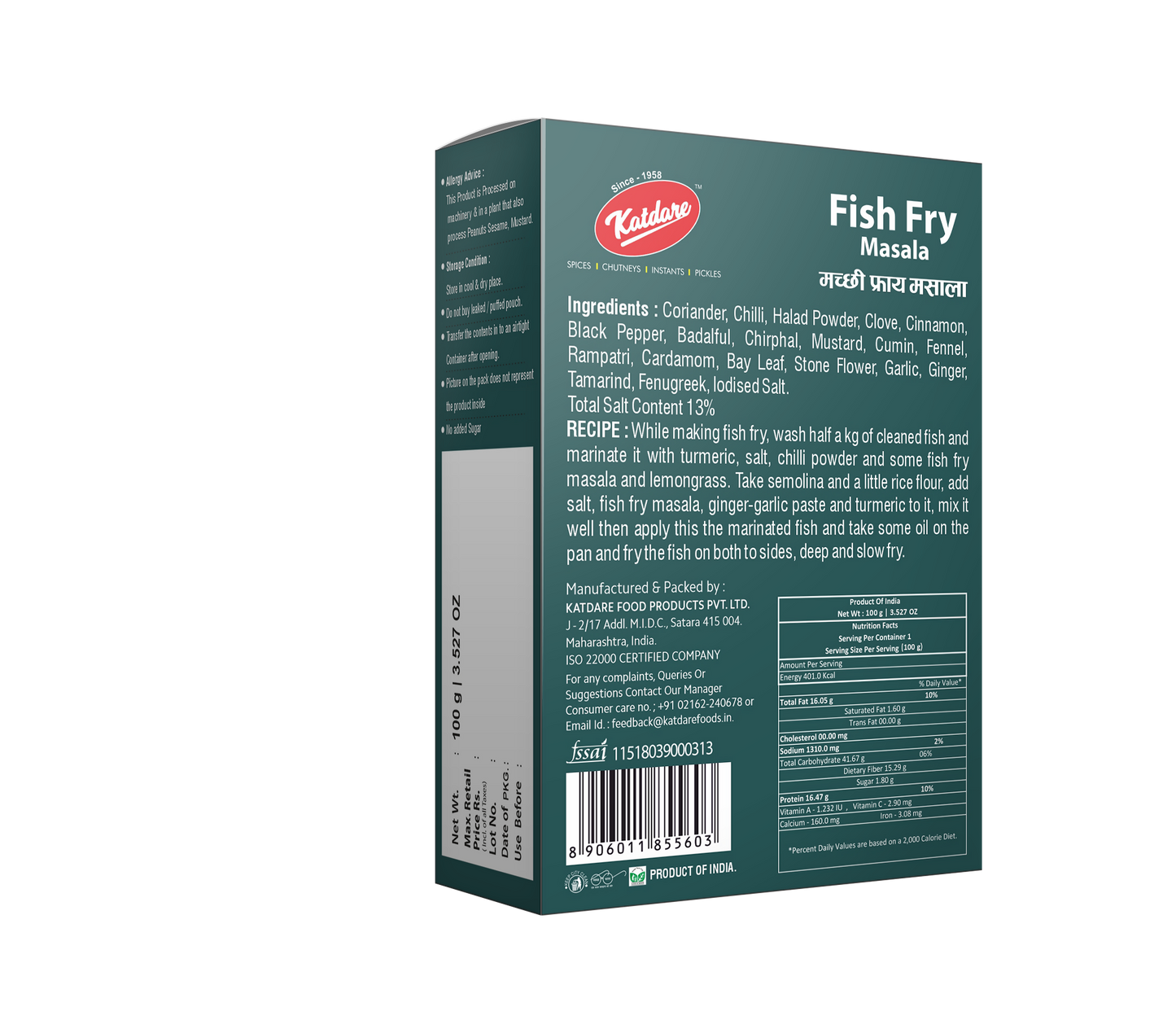 Katdare Foods Fish Fry Masala