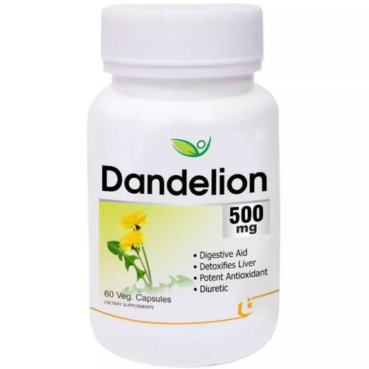 Buy Biotrex Dandelion 500mg Veg Capsules from DrMediCart, Ship from India to USA