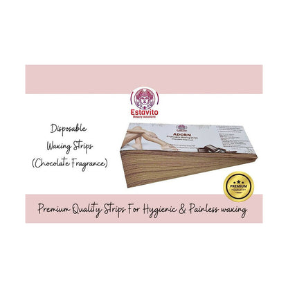 Estavito Adorn Wax Strips Hair Remover-Chocolate Fragranced