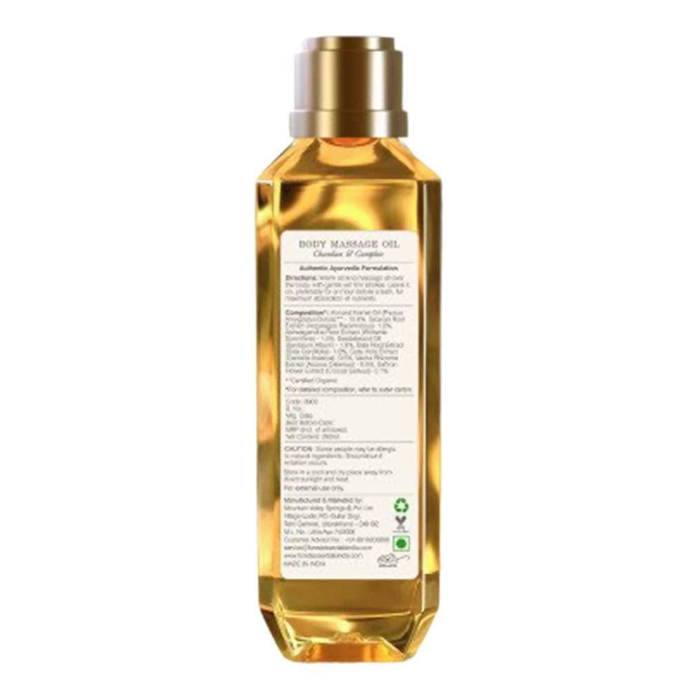 Forest Essentials Relaxing Body Massage Oil Chandan & Camphor - DrMediCart