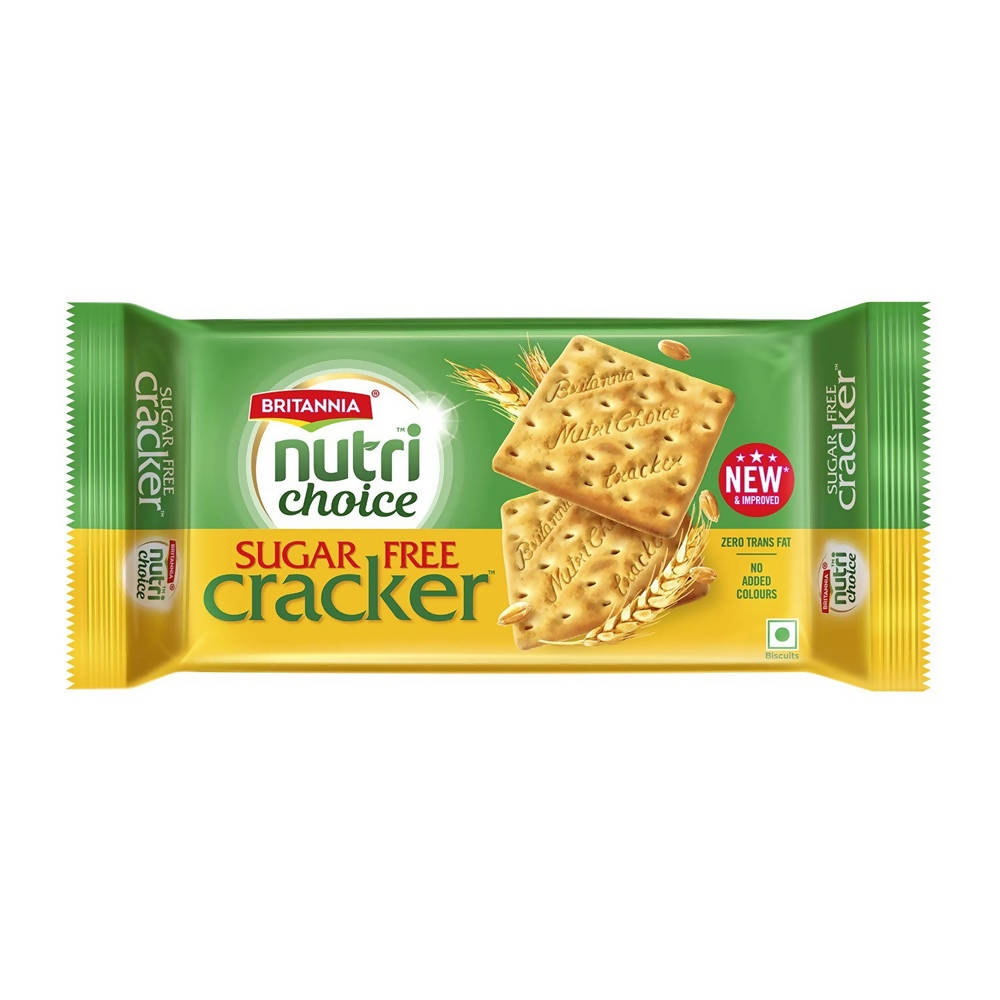 Buy Britannia NutriChoice Sugar Free Cracker Biscuits from DrMediCart, Ship from India to USA