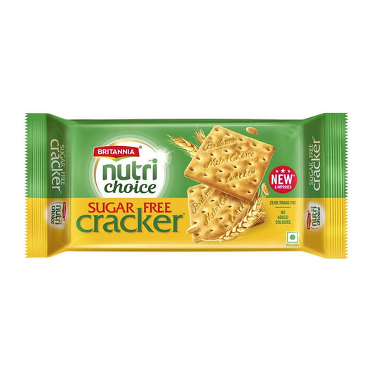 Buy Britannia NutriChoice Sugar Free Cracker Biscuits from DrMediCart, Ship from India to USA