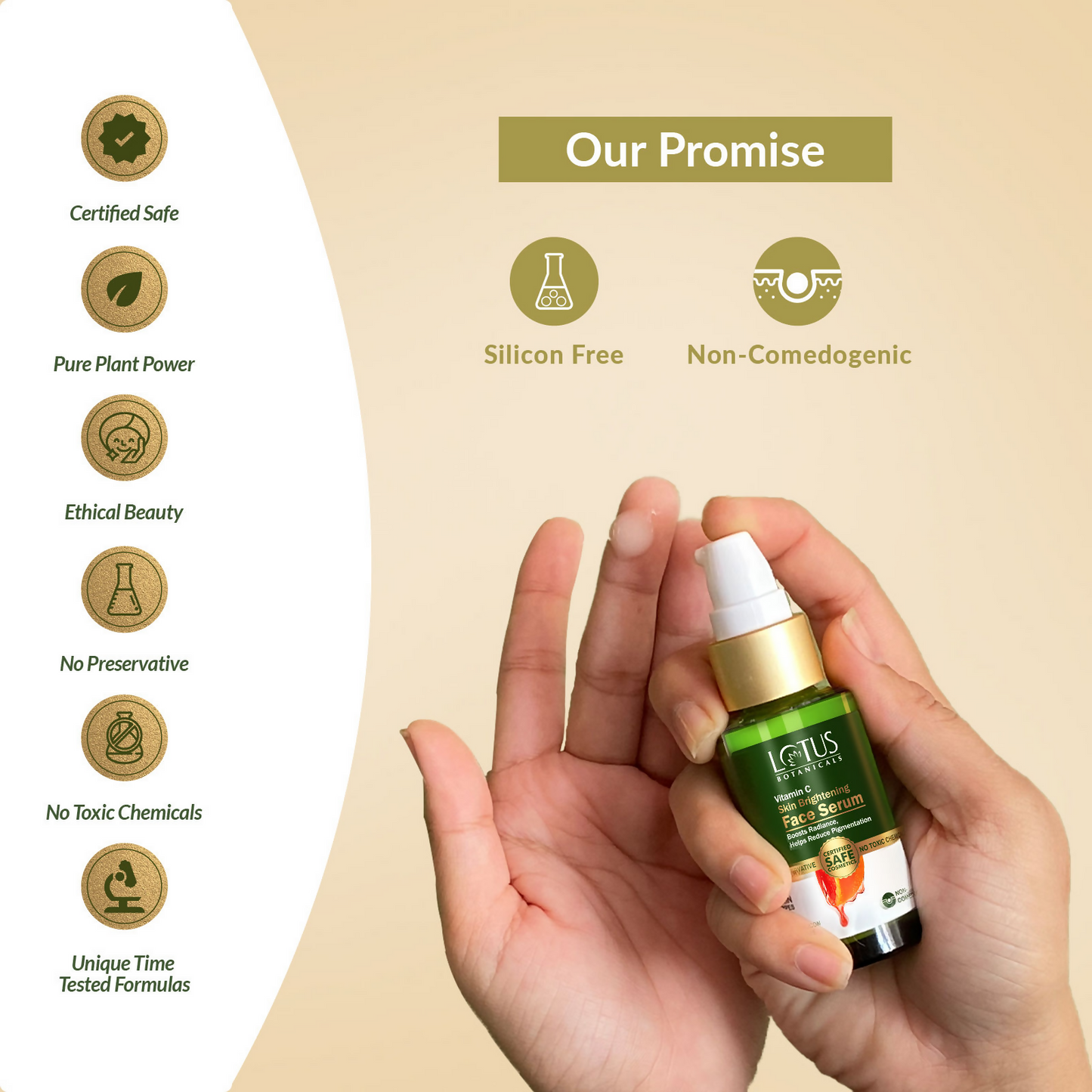 Lotus Botanicals Vitamin C Skin Brightening Face Serum