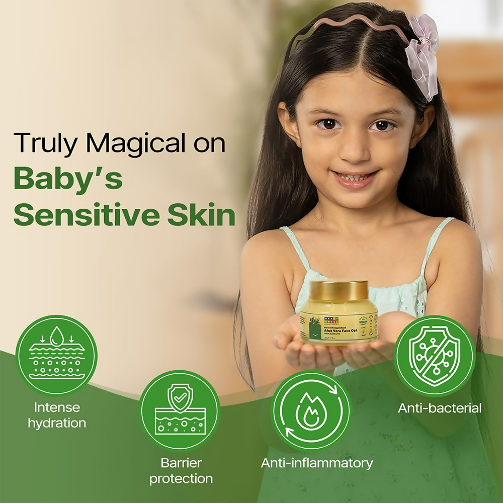 Herby Angel Aloe Vera Gel with Saffron For Babies & Kids
