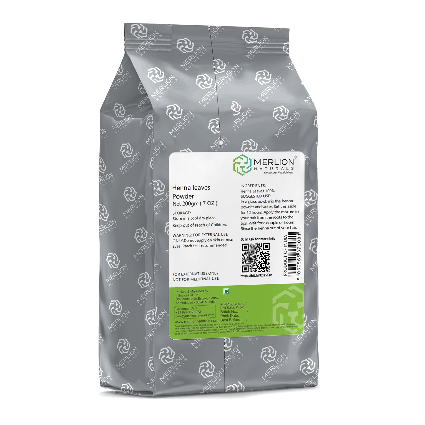Merlion Naturals Henna Leaves Powder
