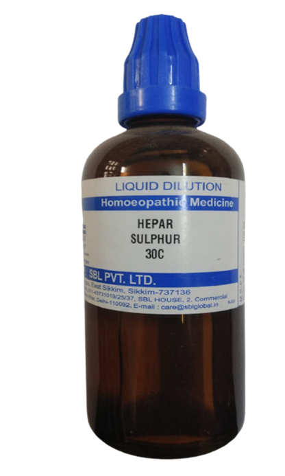 SBL Homeopathy Hepar Sulphur Dilution