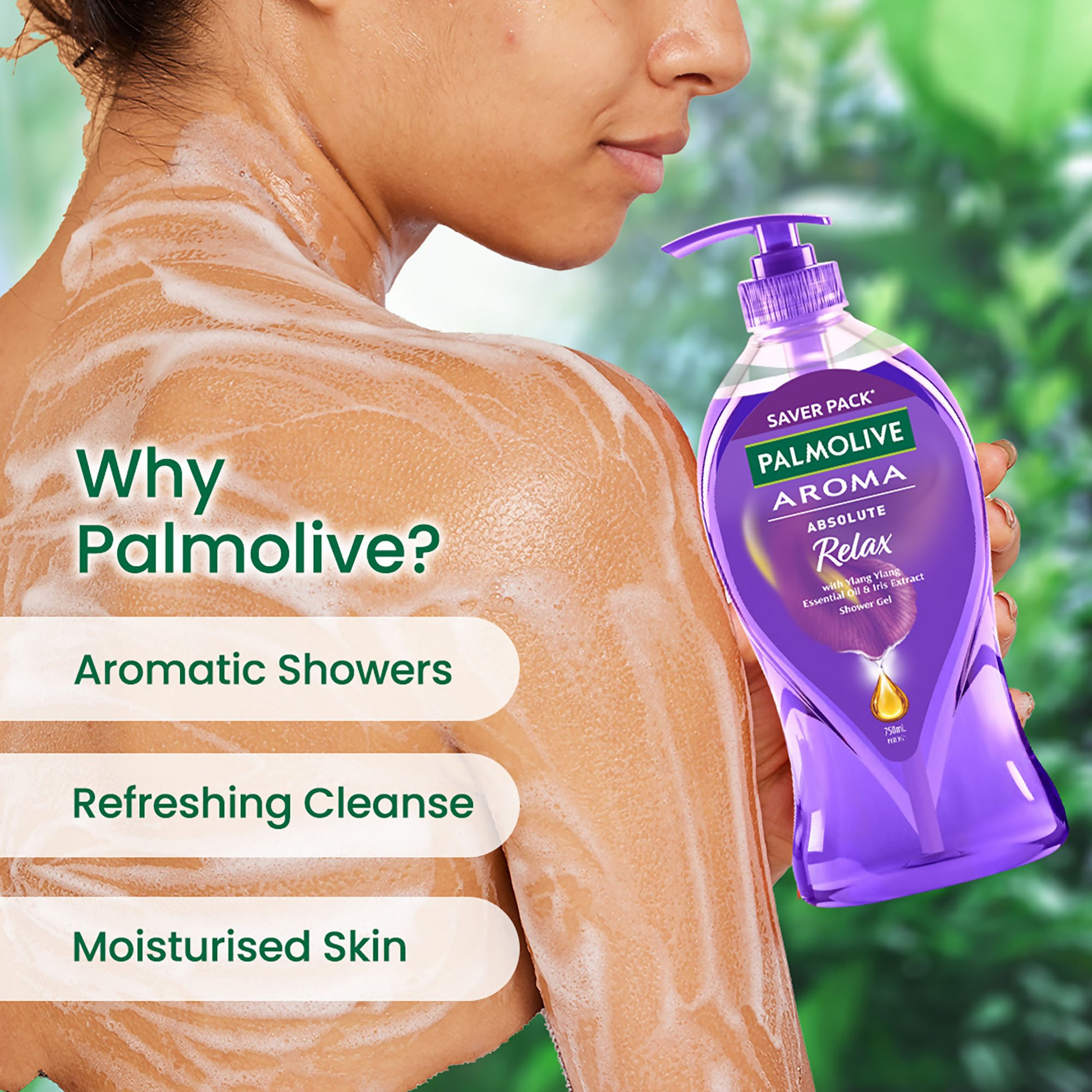 Palmolive Aroma Absolute Relax, Moisturizing Body Wash