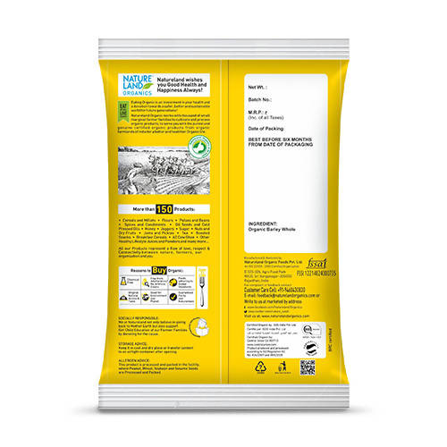 Nature Land Organics Barley Dalia