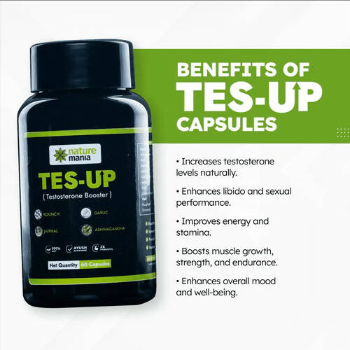 Nature Mania Tes-Up Capsules (Testo Booster)