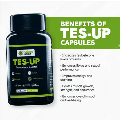 Nature Mania Tes-Up Capsules (Testo Booster)