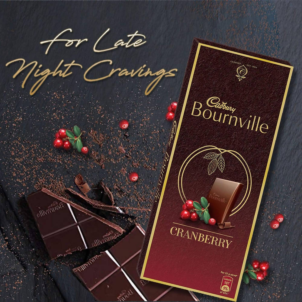 Cadbury Bournville Cranberry Dark Chocolate Bar