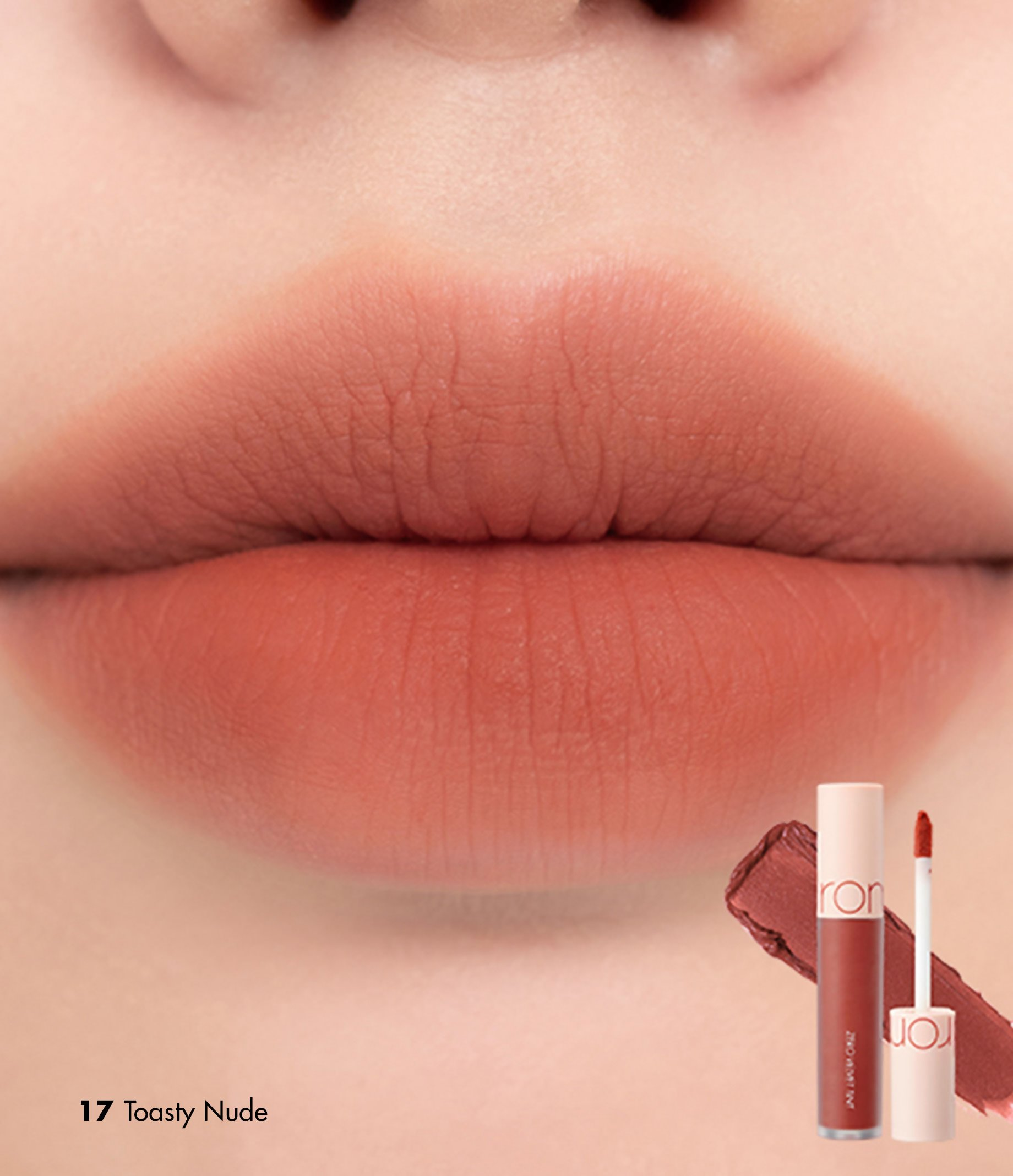 Rom&nd Zero Velvet Tint - 17 Toasty Nude