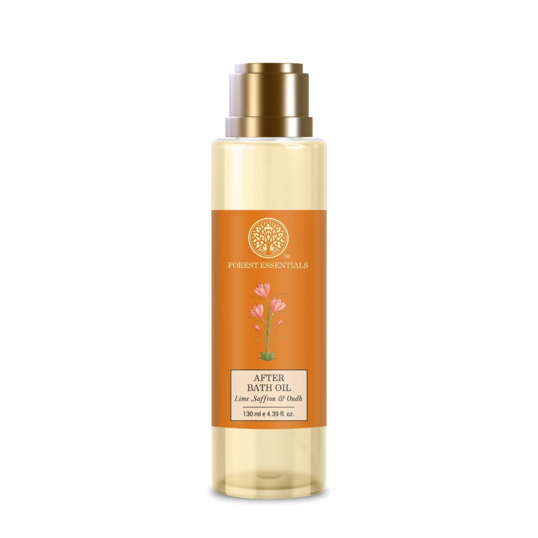 Forest Essentials After Bath Oil Lime Saffron & Oudh - Drmedicart