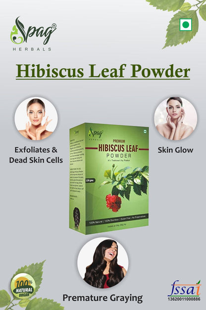 Spag Herbals Premium Hibiscus Leaf Powder