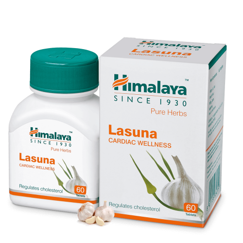 Buy Himalaya Wellness Pure Herbs Lasuna Cardiac Wellness from DrMediCart, Ship from India to USA