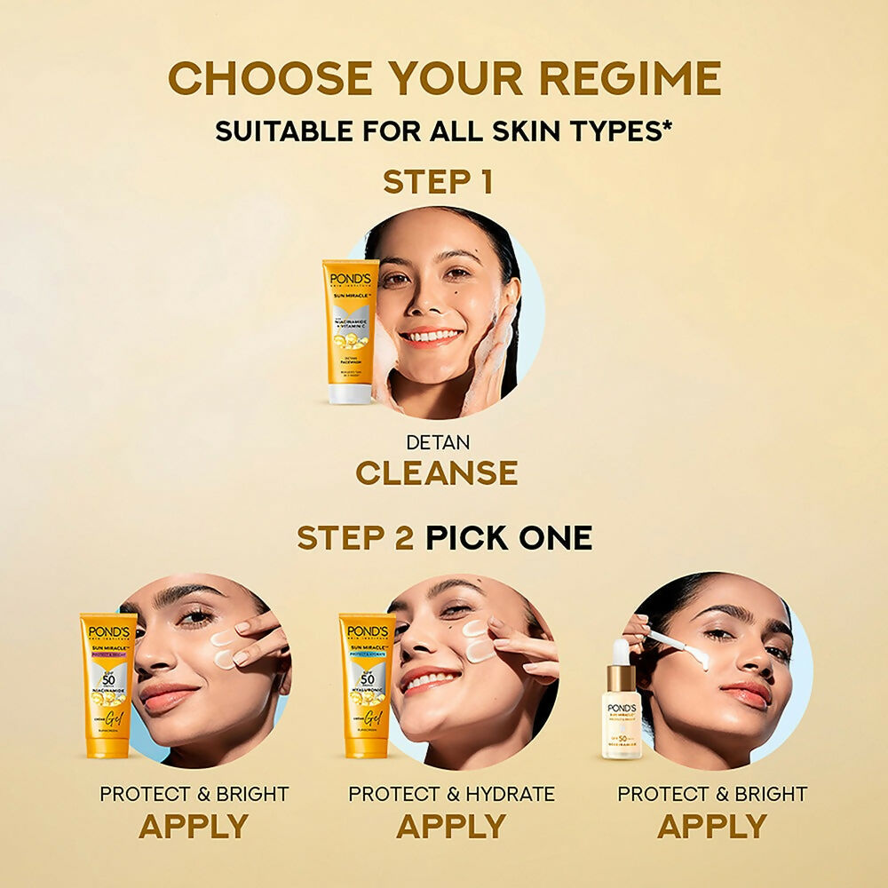 Ponds DeTan Face Wash With Niacinamide & Vitamin C