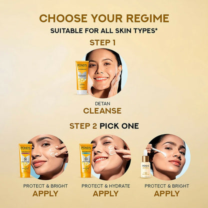 Ponds DeTan Face Wash With Niacinamide & Vitamin C
