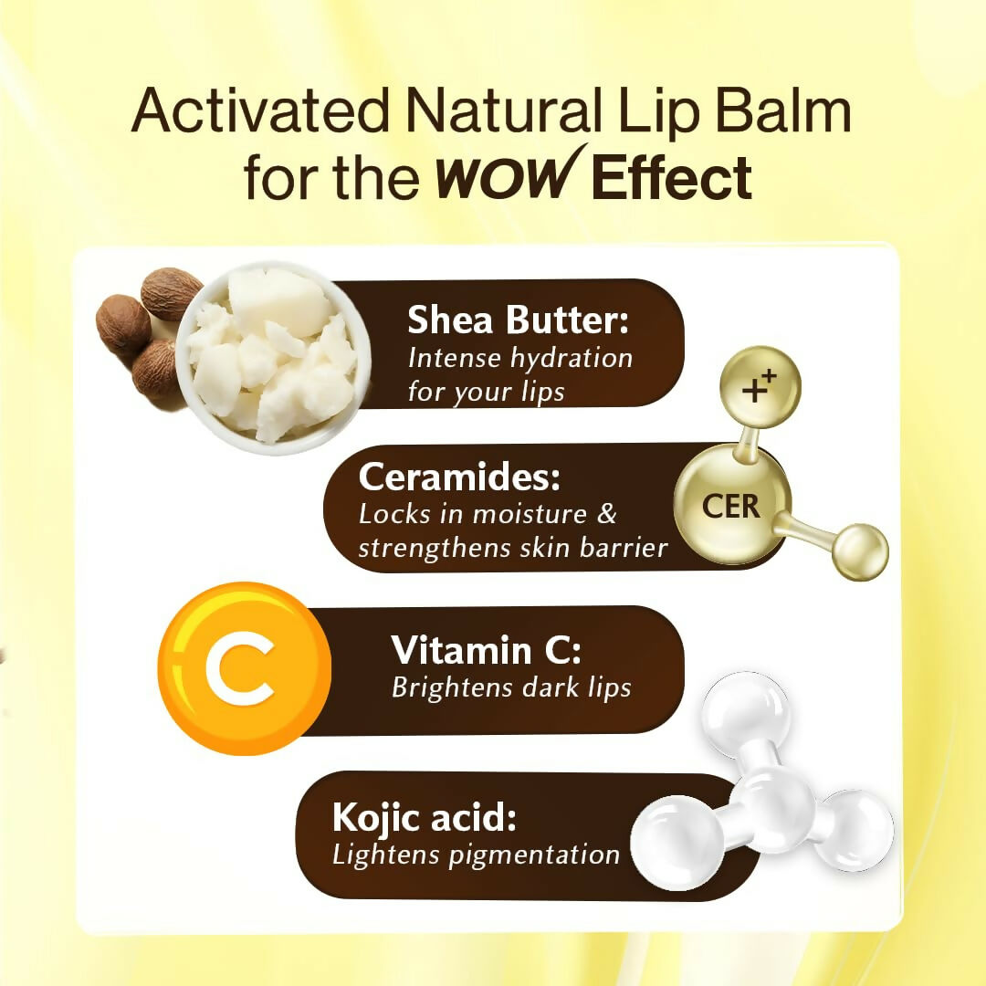 WOW Skin Science Shea Butter & Ceramides Repairing Lip Balm with SPF 50