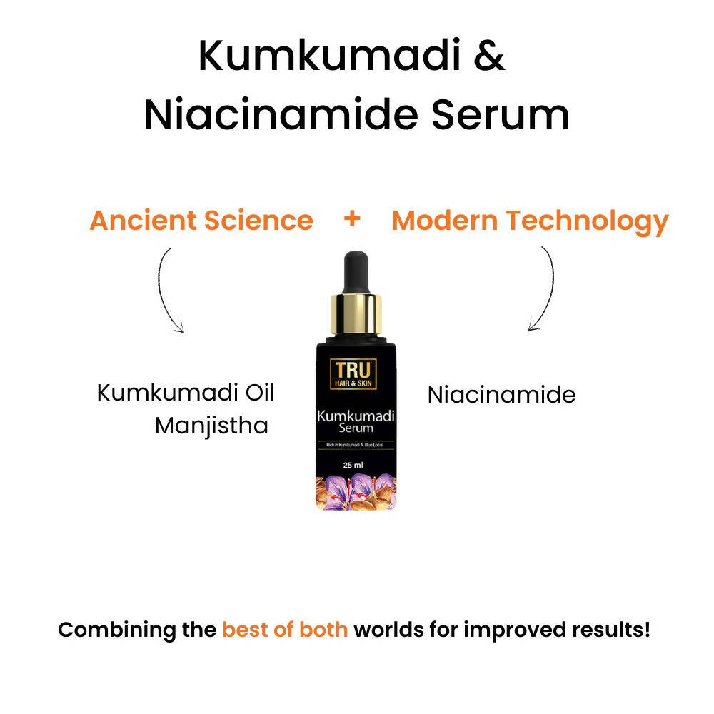 Tru Hair & Skin Kumkumadi & Niacinamide Serum - Drmedicart
