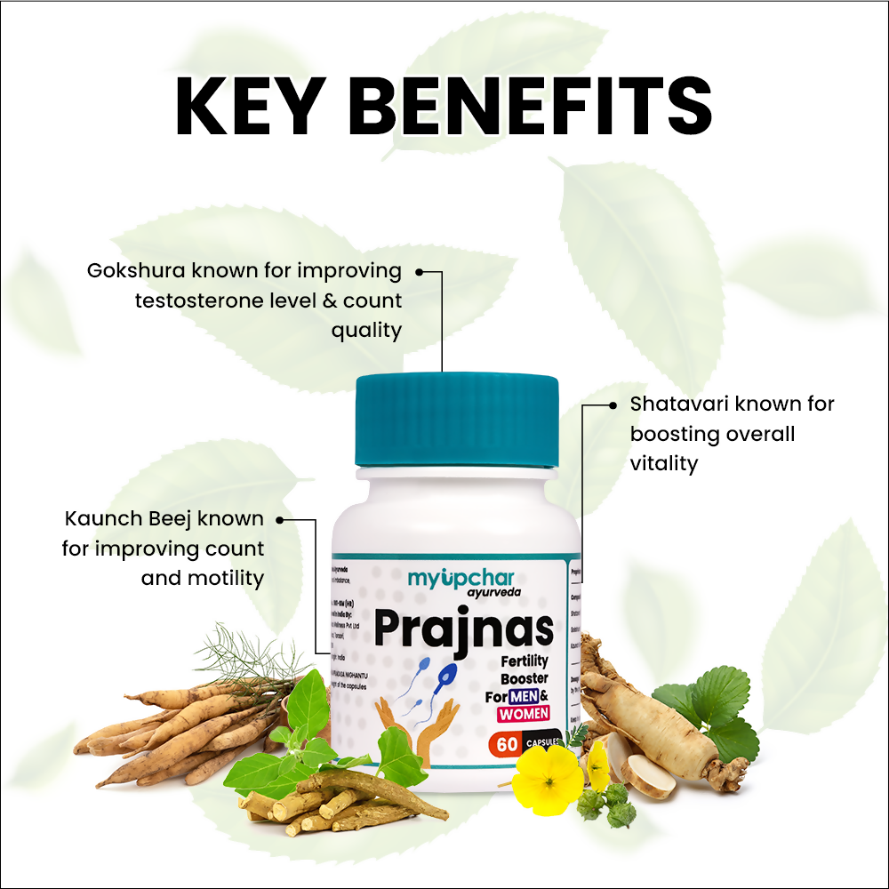 myUpchar Ayurveda Prajnas Fertility Booster Capsules