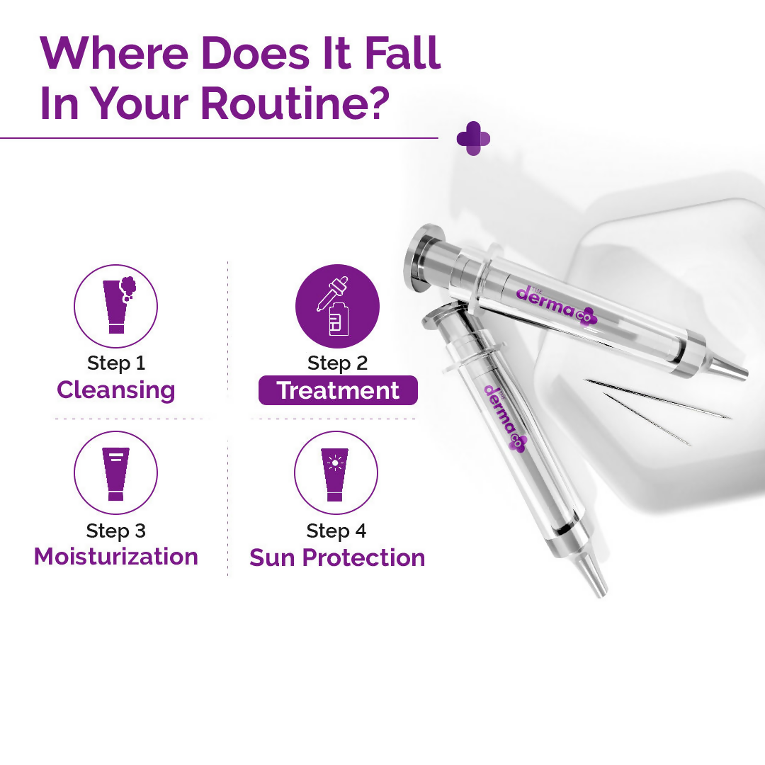 The Derma Co 20000 PPM Kojic Acid Microneedle Face Serum Shot for Pigmentation & Skin Renewal