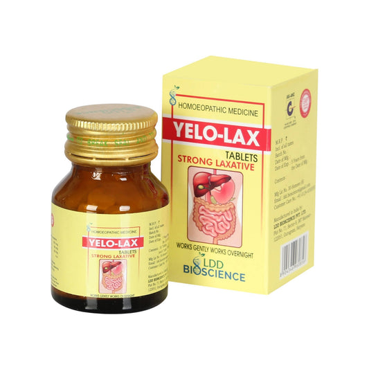 Buy LDD Bioscience Homeopathy Yelo-Lax Tablets from DrMediCart, Ship from India to USA