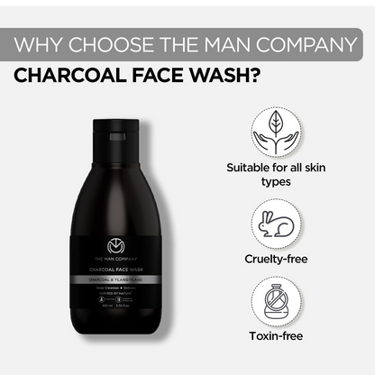 The Man Company Activated Charcoal Face Wash For Men