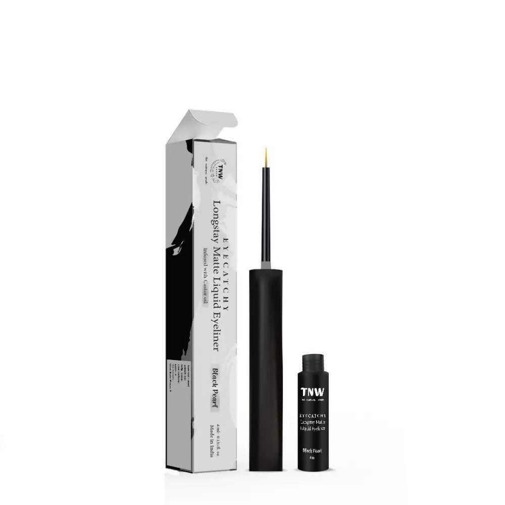 The Natural Wash Eyecatchy Longstay Matte Liquid Eyeliner - Black Pearl