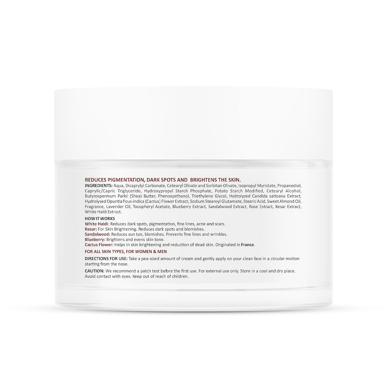 La Pink Ubtan White Haldi Night Cream