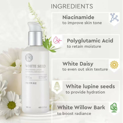 The Face Shop White Seed Brightening Lotion - Korean Skincare