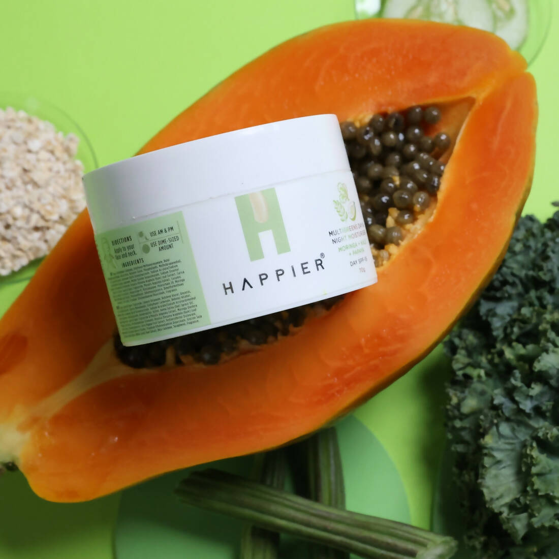 Happier Multigreens Day & Night Moisturiser