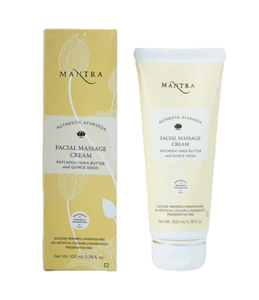 Buy Mantra Herbal Facial Massage Cream Patchouli Shea Butter and Quince Seeds from DrMediCart, Ship from India to USA