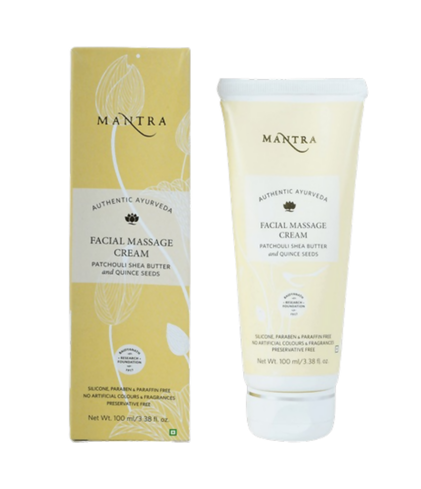 Mantra Herbal Facial Massage Cream Patchouli Shea Butter and Quince Seeds