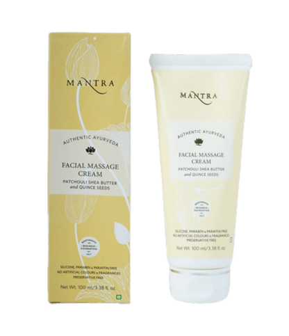 Mantra Herbal Facial Massage Cream Patchouli Shea Butter and Quince Seeds