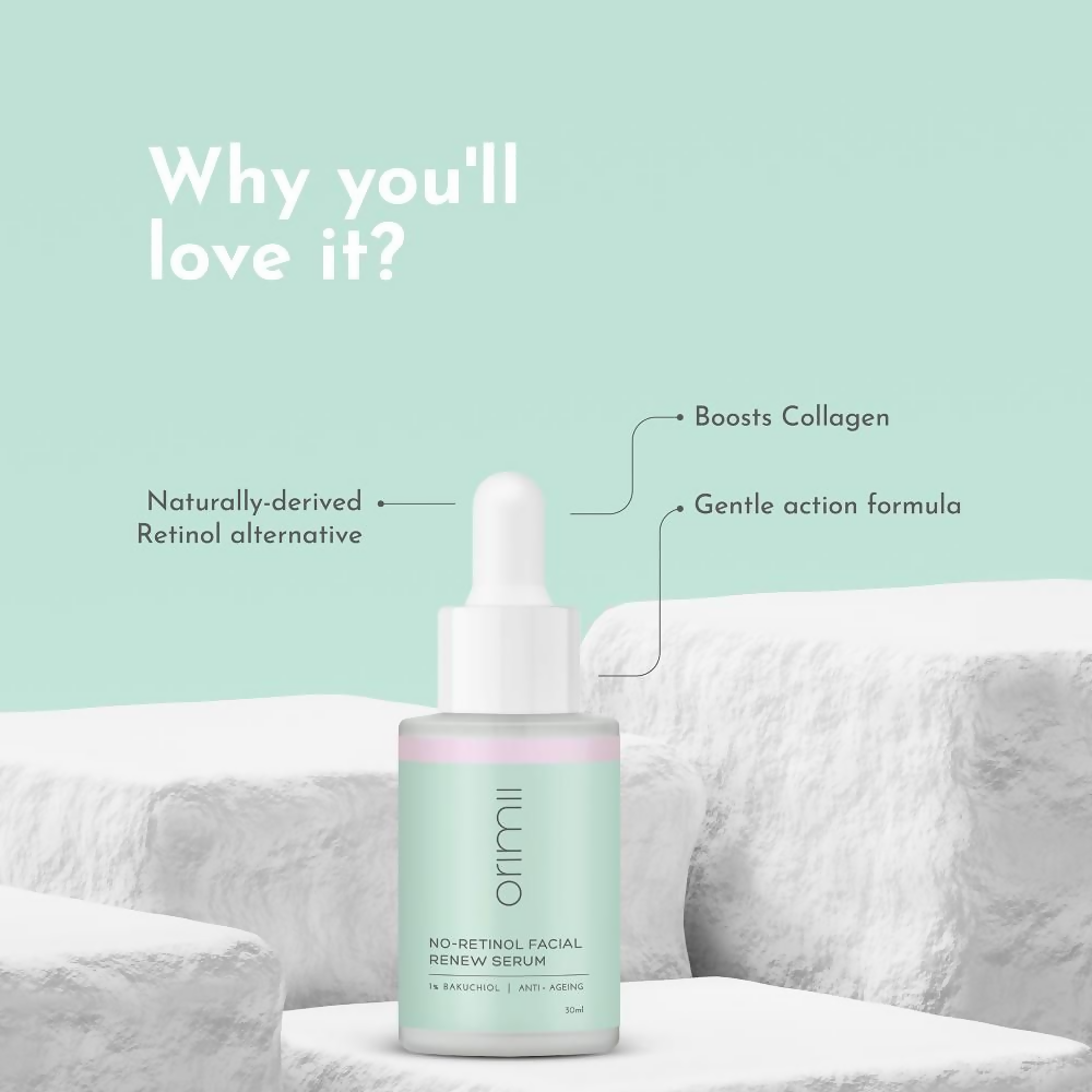 Orimii No Retinol Anti Ageing 1% Bakuchiol Face Serum