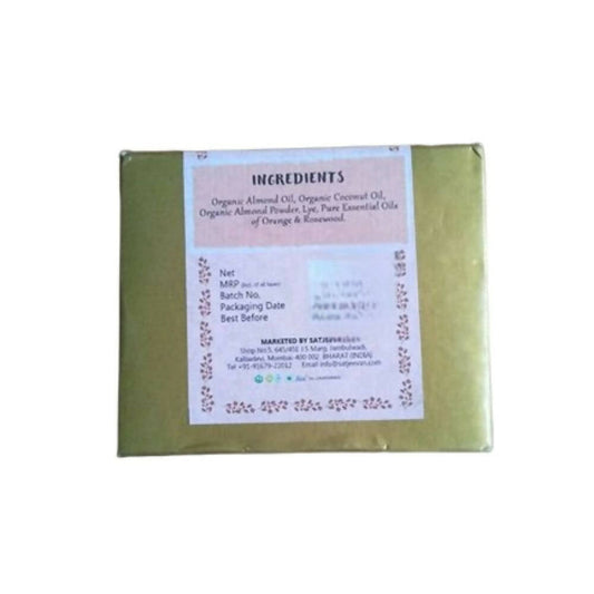 Buy Satjeevan Organic Rose Almond Soap from DrMediCart, Ship from India to USA
