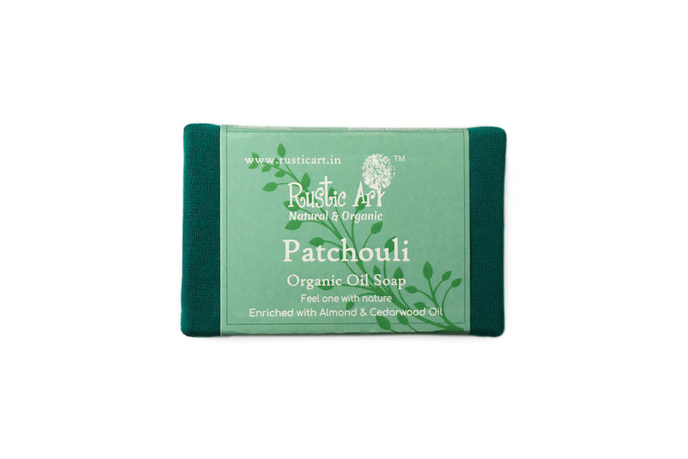 Buy Rustic Art Patchouli Organic Oil Soap from DrMediCart, Ship from India to USA