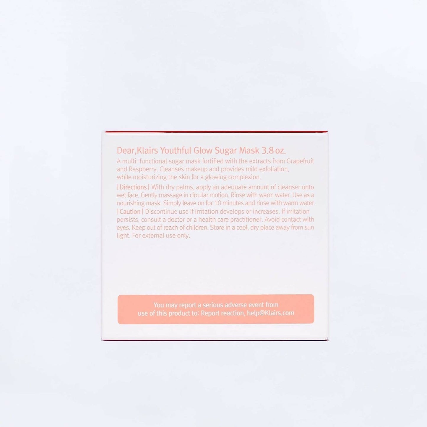 Dear Klairs Youthful Glow Sugar Mask