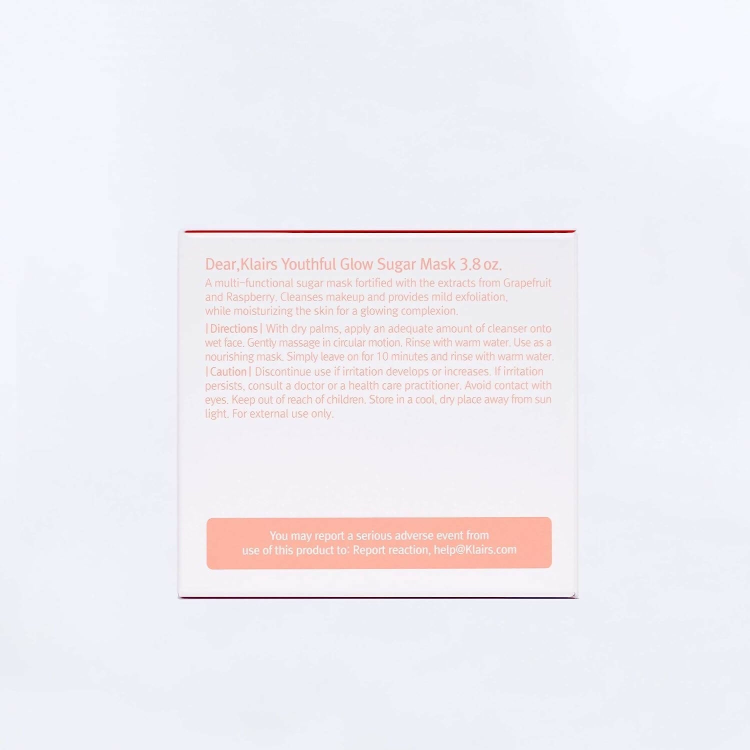 Dear Klairs Youthful Glow Sugar Mask