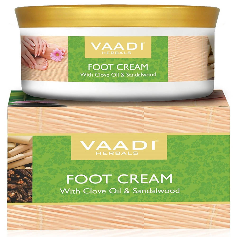 Vaadi Herbals Foot Cream With Clove Oil & Sandalwood 30ml