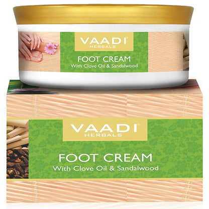 Vaadi Herbals Foot Cream With Clove Oil & Sandalwood 30ml
