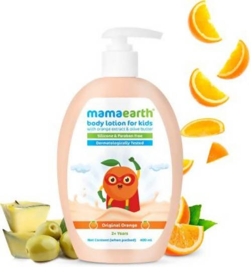 Buy Mamaearth Original Orange Body Lotion For Kids With Orange & Shea Butter from DrMediCart, Ship from India to USA