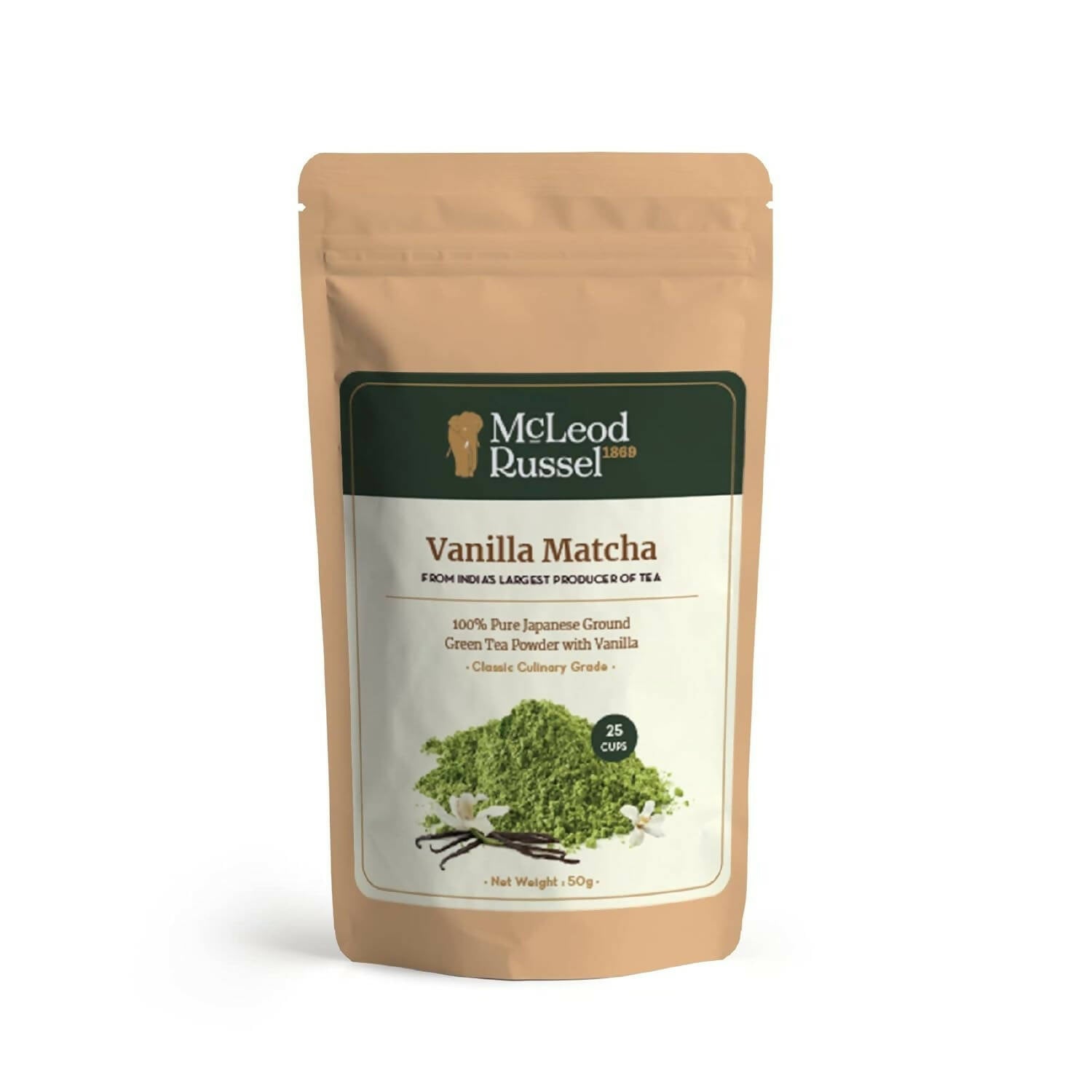 Buy McLeod Russel 1869 Vanilla Matcha - 100% Pure Japanese Matcha Green Tea from DrMediCart