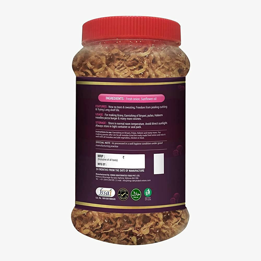 Kings Smart Birista Crispy Fried Onions with Sunflower Oil